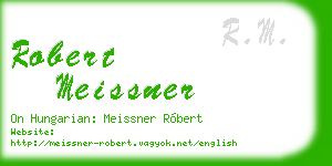 robert meissner business card